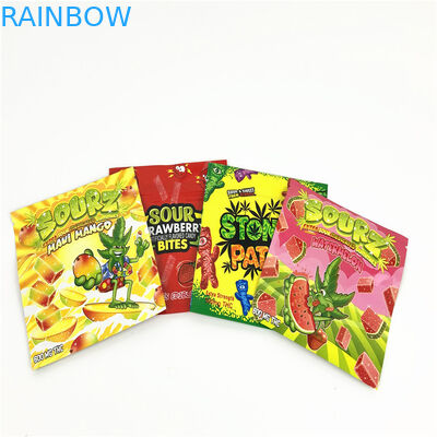 saco Ziplock sem perigo para as crianças UV plástico do malote 120mic Mylar do ponto de 1lb 3.5g MOPP VMPET