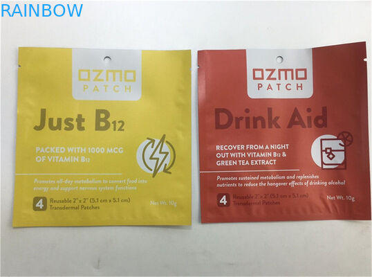 O GV plástico Mylar do saco da embalagem do petisco do PE do resíduo metálico OPP 12C laminou o saco de plástico