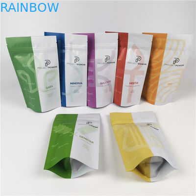 O alimento pulveriza Doypack ensaca o malote erval de empacotamento do suporte do AL 0.7C do incenso erval acima