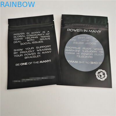 Malotes plásticos de empacotamento da joia do GV VMPET 10C do saco do zíper plástico de CMYK Gravnre