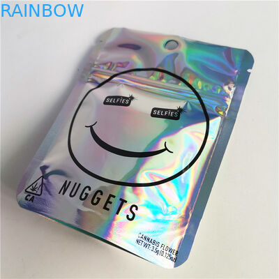 incenso erval de 3.5g Cbd que empacota o saco do zíper de Matte Glossy 12C VMPET Cbd