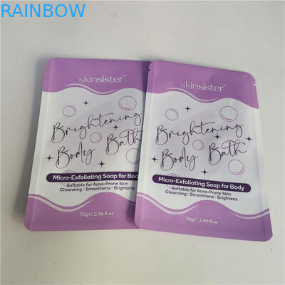 Saco cosmético laminado Resealable do zíper do GV MPET do saco do petisco do AL 0.7C 12C