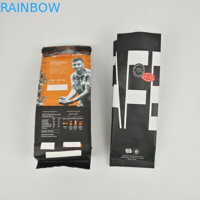 saco lateral de embalagem inferior liso do zíper do reforço do PE do GV 12C do saco de 200mic CMYK