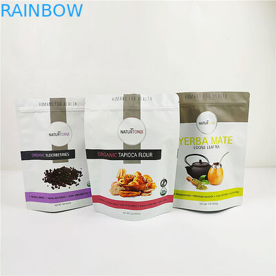 O Gravure 120mic laminou o suporte acima do saco do empacotamento plástico dos sacos VMPET MOPP do holograma