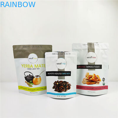 Impressão do Gravure do GV CMYK do malote plástico de folha de alumínio do produto comestível 120mic