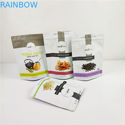 o Gravure Mylar do ISO do cereal dos malotes do empacotamento plástico de 100mic CMYK levanta-se o malote