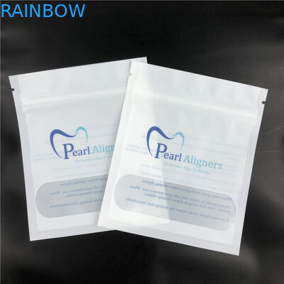 As cintas dentais perolizam alinhadores os sacos do zíper que de Mylar veem completamente Kraft VMPET