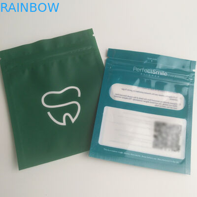 selo do aperto do malote de Mylar do plástico do PE de 90mic Matt MOPP para alinhadores da pérola