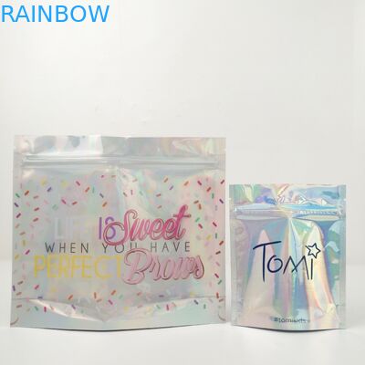 a embalagem plástica Ziplock de 1.2c Mpet CMYK ensaca o Gravure de VMPET para cosméticos da joia