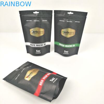 200g Vmpet 10C laminou os malotes plásticos que empacotam Matte Mopp preto