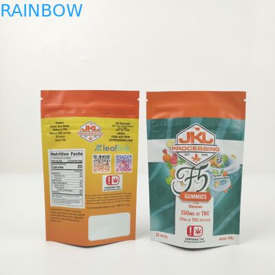 Matte Doypack 0.7c Al Stand Up Zipper Pouch Compostable para o petisco de Bolsa