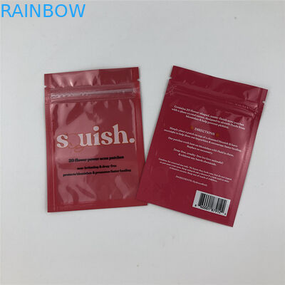 saco 0.7c Al With Clear Front Window do zíper de Mylar do Gravure de 120mic MOPP