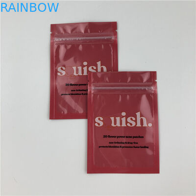 saco 0.7c Al With Clear Front Window do zíper de Mylar do Gravure de 120mic MOPP