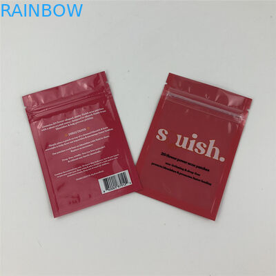 saco 0.7c Al With Clear Front Window do zíper de Mylar do Gravure de 120mic MOPP