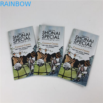 Envoltório plástico personalizado de selagem traseiro da barra de Granola do produto comestível do saco para o empacotamento do chocolate/barra de energia