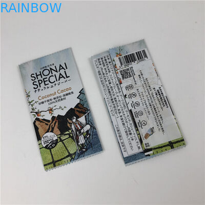 Envoltório plástico personalizado de selagem traseiro da barra de Granola do produto comestível do saco para o empacotamento do chocolate/barra de energia