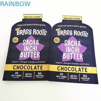 O malote feito sob encomenda dos doces do petisco do saco liso do alimento de Mylar do saquinho do óleo de coco da forma da cópia de Digitas para ervas daninhas floresce