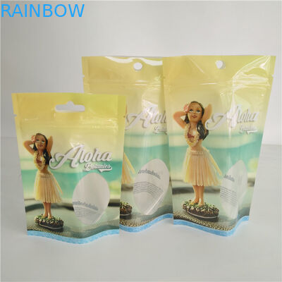 A folha impressa feita sob encomenda Mylar da tira do óleo de cânhamo remove ervas daninhas do saco de empacotamento da cápsula de Vape Pen Pack Gummies Candy Pouches CBD