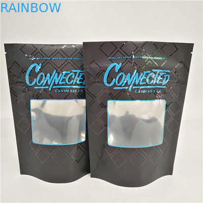 Óleo Bud Weed Gummy Candy Sachet da folha de alumínio THC da prova do cheiro do zíper da prova da criança 420 CBD