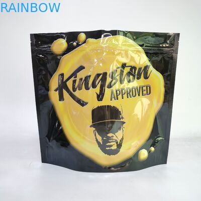 4X6 avança o Ziplock de Mylar ensaca ervas daninhas suíças alinhadas folha de THC CBD