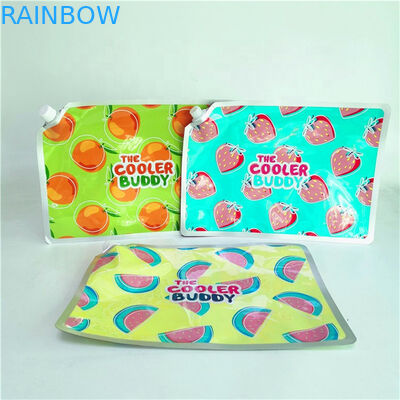 Saco líquido plástico de Mylar do malote do bico da prova por atacado para pacotes de empacotamento do malote do alimento do líquido do suco