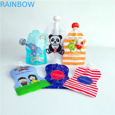 o saco líquido plástico por atacado de Mylar do malote do bico da prova para pacotes de empacotamento do malote do alimento do líquido do suco deu forma a sacos de mylar