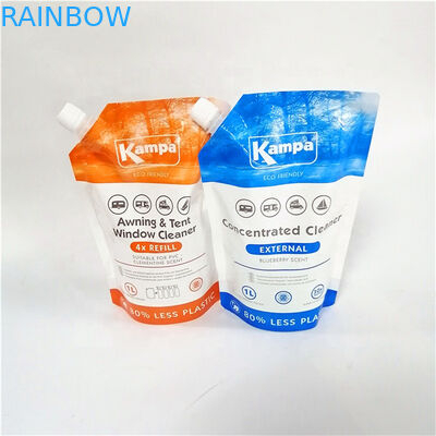 o saco líquido plástico por atacado de Mylar do malote do bico da prova para pacotes de empacotamento do malote do alimento do líquido do suco deu forma a sacos de mylar