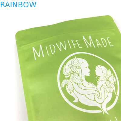 O produto comestível impresso feito sob encomenda levanta-se dos biscoitos plásticos da folha do selo do fechamento do fecho de correr a janela clara de Chips Paper Packaging Bags With