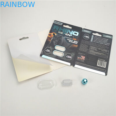 Comprimidos masculinos imprimindo UV do realçador do cartão da pantera de 200mic 3D com exposição UV