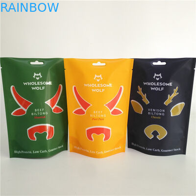 Carne de vaca seca sem perigo para as crianças da carne seca do saco do MOPP Mylar que empacota 110 mícrons