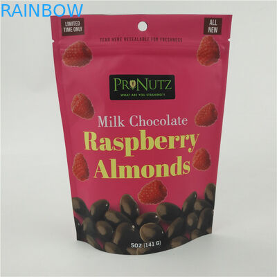 O malote plástico comestível de VMPET CMYK aquece-se - as porcas seladas do chocolate lascam 1.2C