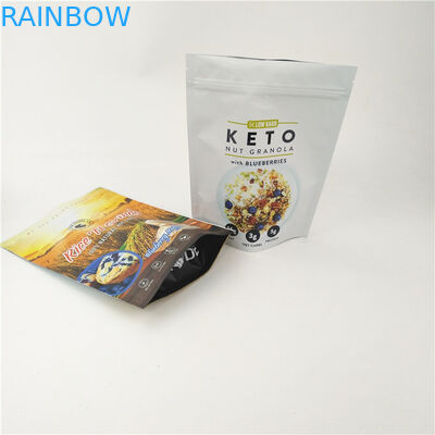 O saco Resealable de CMYK CPP Mylar geado levanta-se o zíper 120mic MOPP de Doypack