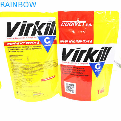 A pipoca plástica dos malotes da prova do cheiro de CMYK MOPP levanta-se 110mic