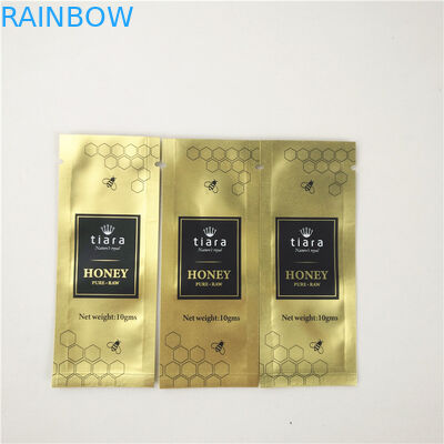 Honey Syrup Three Side Seal ensaca CMYK 10C Gravnre que imprime resealable durável