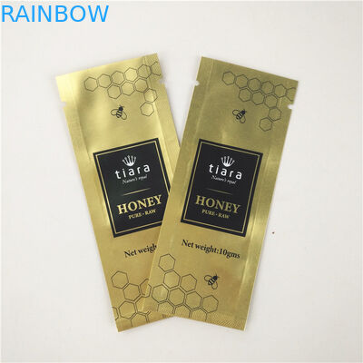 Honey Syrup Three Side Seal ensaca CMYK 10C Gravnre que imprime resealable durável