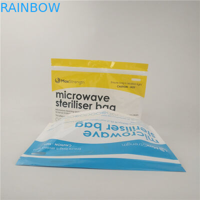 Saco de empacotamento levantar-se do comida para bebê mensal lustroso da esterilização do copo do malote