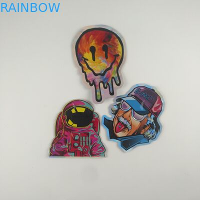 Gummies Jelly Cannabis Plastic Pouches Packaging cortou os sacos feitos sob encomenda 3.5g do zíper