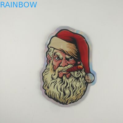 Gummies Jelly Cannabis Plastic Pouches Packaging cortou os sacos feitos sob encomenda 3.5g do zíper