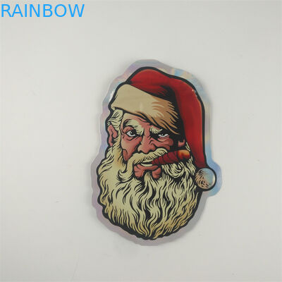 Gummies Jolly Cannabis Zipper Pouch Bags cortou a forma 7g