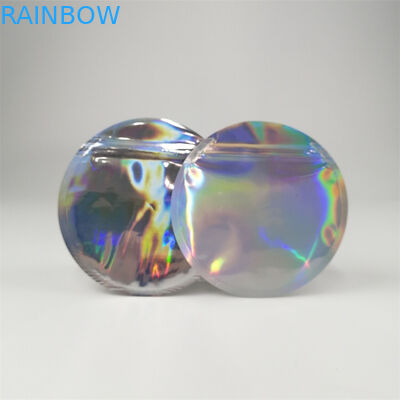 Personalizado imprimir o círculo comestível deu forma aos malotes plásticos que empacotam 3.5g 7g