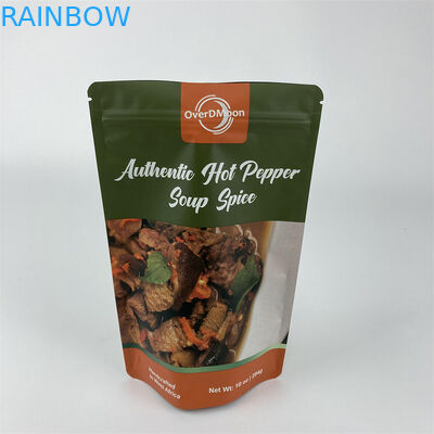 Suporte de empacotamento plástico de THC Pouchesd acima dos sacos Ziplock da embalagem de Doypack