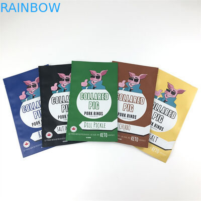 O fechamento plástico do fecho de correr de Mylar do selo três lateral ensaca a prova Resealable do cheiro