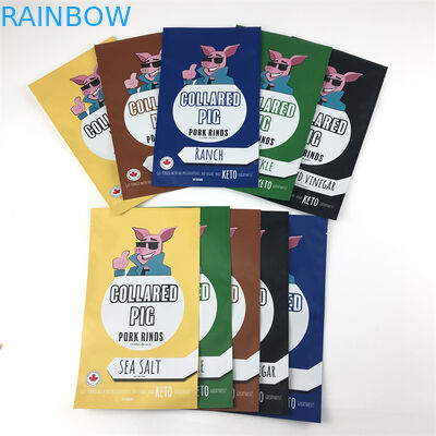 O fechamento plástico do fecho de correr de Mylar do selo três lateral ensaca a prova Resealable do cheiro