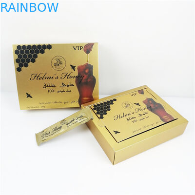 O costume imprimiu o saco vazio Honey Food Grade Edible Pouch do empacotamento 20g plástico