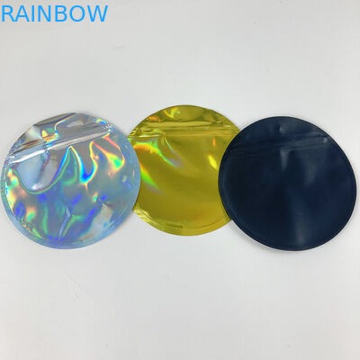 Os sacos holográficos Resealable da folha de alumínio de Mylar cortaram 3.5G dado forma feito sob encomenda