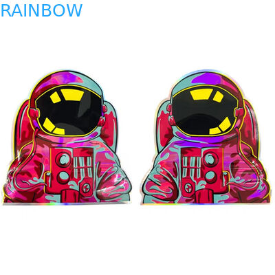 O costume cortado Resealable irregular do malote dos doces do círculo dá forma ao saco 3.5G 7G de Mylar