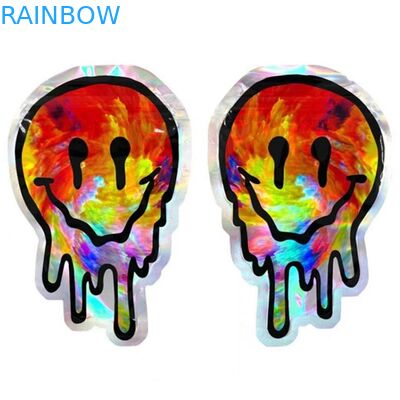 O costume cortado Resealable irregular do malote dos doces do círculo dá forma ao saco 3.5G 7G de Mylar