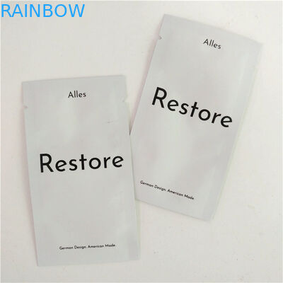 Aqueça - os cosméticos selados provam sacos lisos de empacotamento do selo dos lados da folha 3 de Mylar do malote dos saquinhos