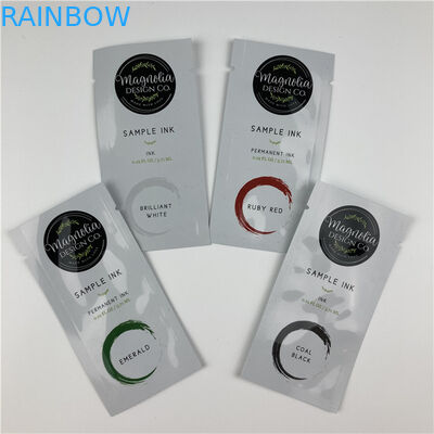 Mini Kraft Paper Cosmetic Pouch que empacota com o saquinho vazio do comprimido do chá do café da folha do zíper