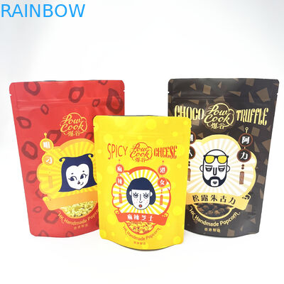 Sacos de empacotamento Ziplock de alumínio de Mylar da prova Resealable do cheiro para a cookie do petisco do alimento